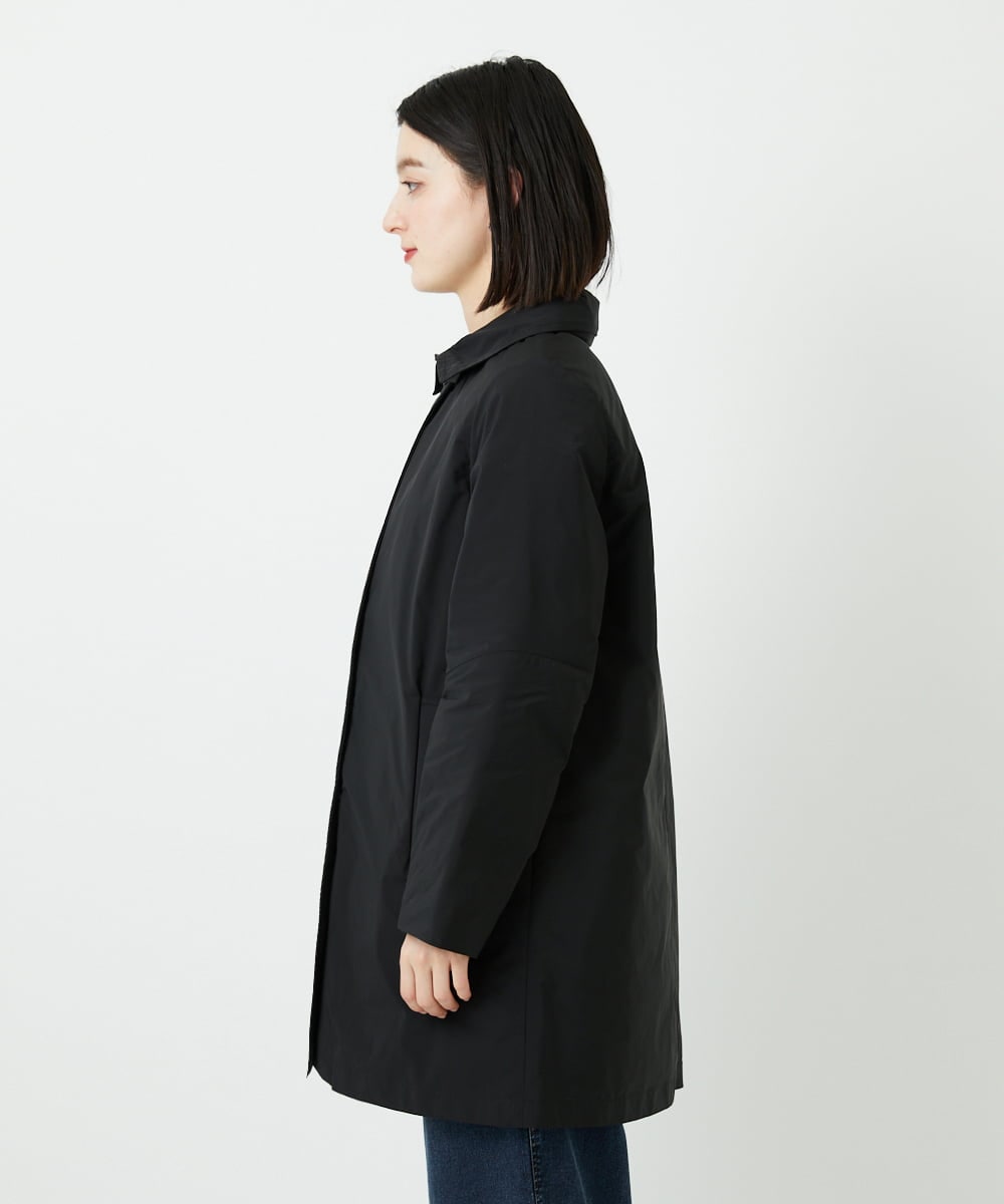 PHUAF46590 GEORGES RECH(小さいサイズ)(メゾン ドゥ サンク)  [追加]ステッチレスステンカラーミドルダウンコート ブラック