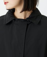 PHUAF46590 GEORGES RECH(小さいサイズ)(メゾン ドゥ サンク)  [追加]ステッチレスステンカラーミドルダウンコート ブラック