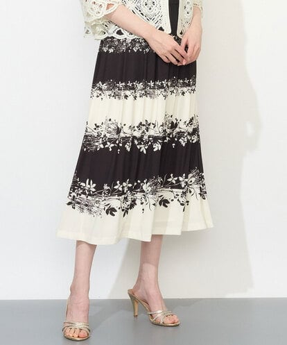 PRHJE38400  [セットアップ対応]シルエットフラワースカート
