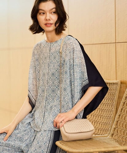 PRKHE26300  [セットアップ対応]タイルプリントトップス