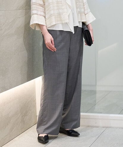 PRLJE39330 CHRISTIAN AUJARD [セットアップ対応]ファインウールセミワイドパンツ