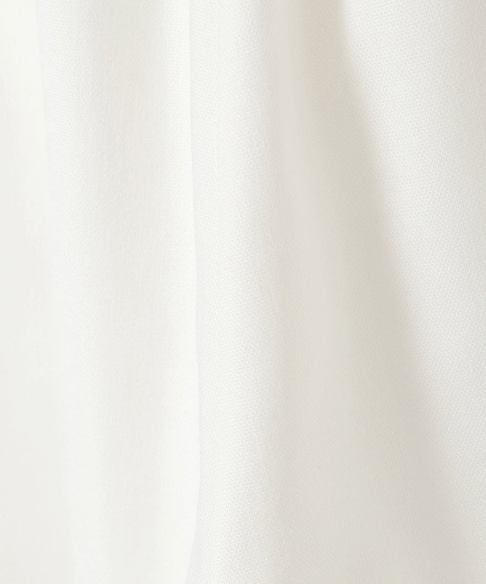 PYLGD31290 CHRISTIAN AUJARD(小さいサイズ)(メゾン ドゥ サンク) リネンリラックスワイドパンツ ホワイト