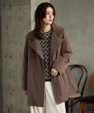 PZFAG22270 GEORGES RECH(ジョルジュ・レッシュ)  [日本製]GRロゴコットンジャガードニット ブラック