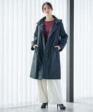 PZFAG22270 GEORGES RECH(ジョルジュ・レッシュ)  [日本製]GRロゴコットンジャガードニット ブラック