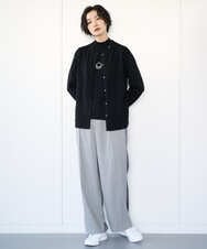 PZFCD57210 GEORGES RECH(ジョルジュ・レッシュ) [アンサンブル対応]メリノウールセミハイネックニット ピンク