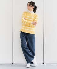 PZFEE04270 GEORGES RECH(ジョルジュ・レッシュ) ブークレボーダーボートネックニット ブルー