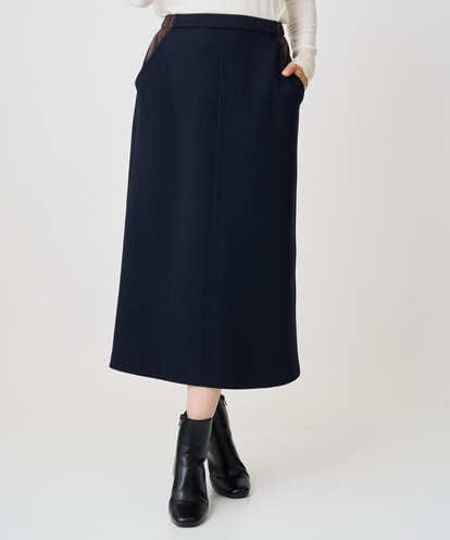PZHAD01230 GEORGES RECH ストレッチダンボールセミタイトスカート