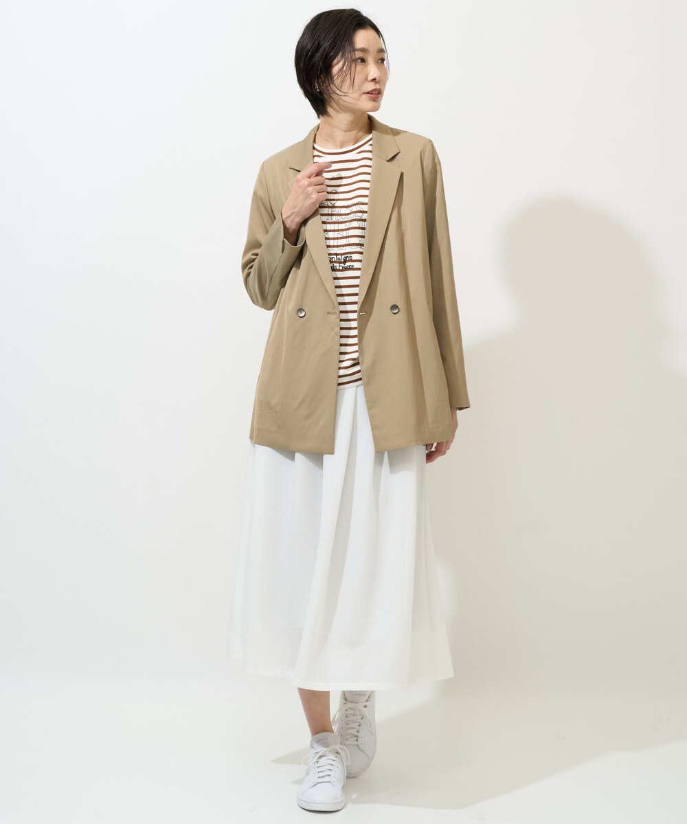 PZJGE47390 GEORGES RECH(ジョルジュ・レッシュ) ダブルブレストテーラードジャケット ベージュ