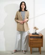 PZJGE47390 GEORGES RECH(ジョルジュ・レッシュ) ダブルブレストテーラードジャケット ベージュ
