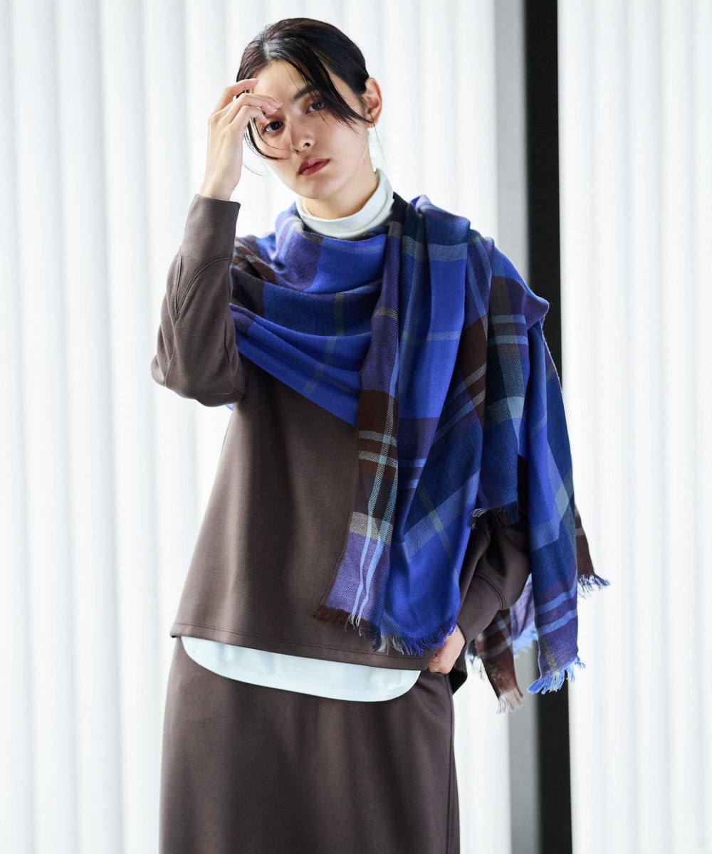 PZKAG11240 GEORGES RECH(ジョルジュ・レッシュ)  [セットアップ対応]ストレッチダンボールロゴプルオーバー ブラウン