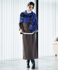 PZKAG11240 GEORGES RECH(ジョルジュ・レッシュ)  [セットアップ対応]ストレッチダンボールロゴプルオーバー ブラウン