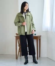 PZKAH02250 GEORGES RECH(ジョルジュ・レッシュ) スキッパージャージープルオーバー ブラウン
