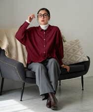 PZKAI07160 GEORGES RECH(ジョルジュ・レッシュ) シアーハイネックカットソー ブラック