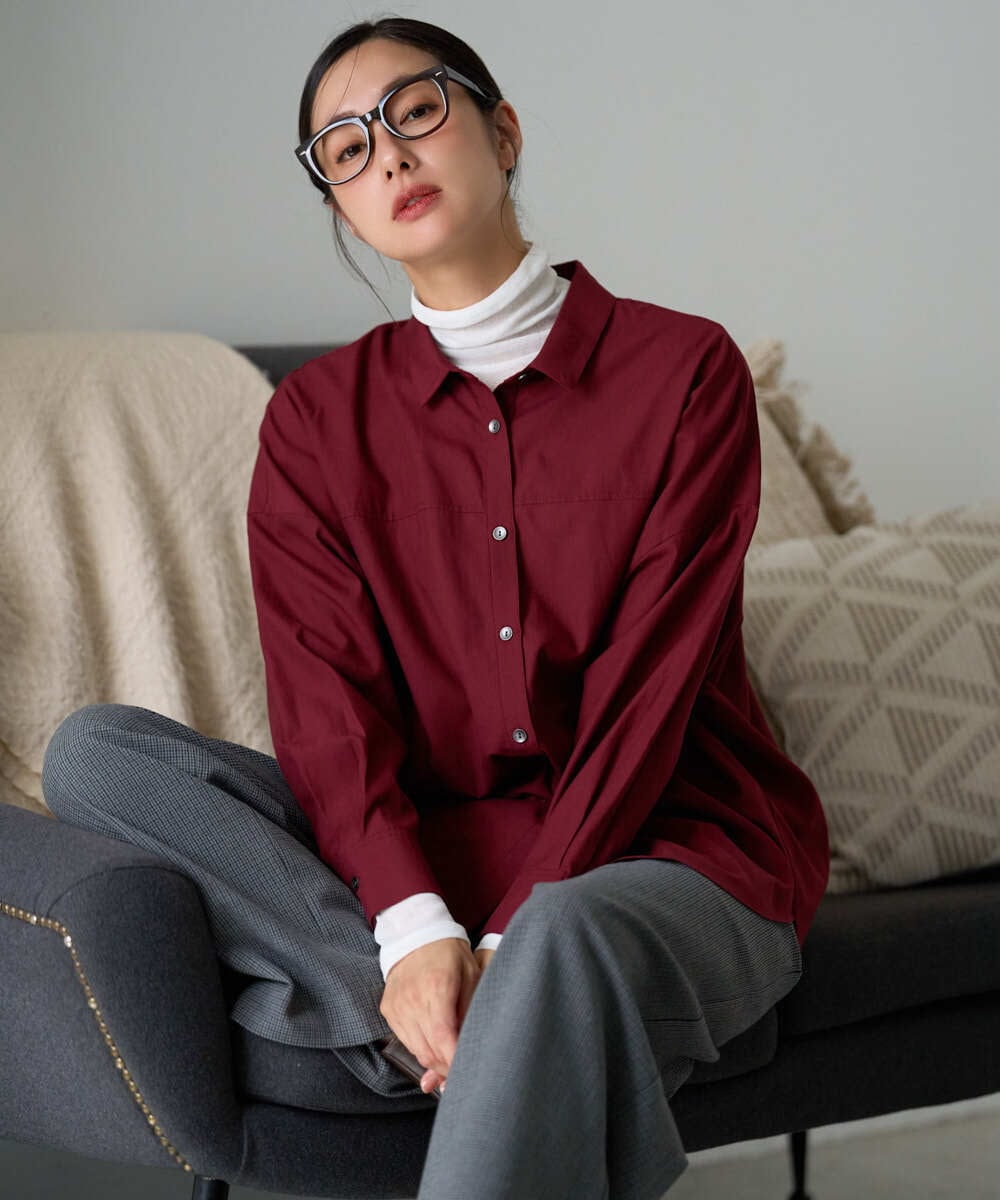 PZKAI07160 GEORGES RECH(ジョルジュ・レッシュ) シアーハイネックカットソー ブラック