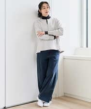 PZKEE02290 GEORGES RECH(ジョルジュ・レッシュ) ハーフジップジャージープルオーバー ダークネイビー