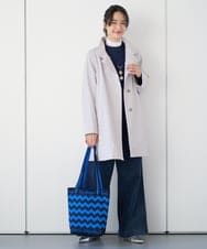 PZKEE27180 GEORGES RECH(ジョルジュ・レッシュ) ジャカードボトルネックジャージープルオーバー グリーン