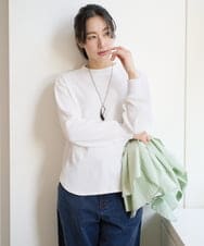 PZKEE27180 GEORGES RECH(ジョルジュ・レッシュ) ジャカードボトルネックジャージープルオーバー グリーン