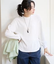 PZKEE27180 GEORGES RECH(ジョルジュ・レッシュ) ジャカードボトルネックジャージープルオーバー グリーン