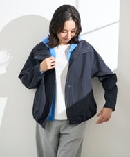 PZKGE45170 GEORGES RECH(ジョルジュ・レッシュ) [接触冷感]ラメコード刺繍ロゴカットソー ネイビー