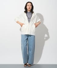 PZKGE49140 GEORGES RECH(ジョルジュ・レッシュ)  [日本製]ボトルネックセミシアーボーダーカットソー ダークグレー(ボーダー)
