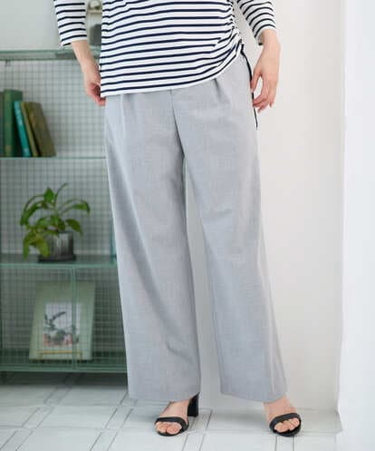PZLEE25250 GEORGES RECH  [日本製]ドロストタックワイドパンツ