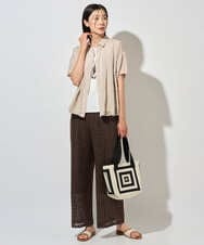 PZLHD42390 GEORGES RECH(ジョルジュ・レッシュ)  [セットアップ対応]ラッセルレースイージーパンツ ブラウン