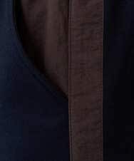 PZQAD01250 GEORGES RECH(ジョルジュ・レッシュ) ストレッチダンボールストレートワイドパンツ ブラック