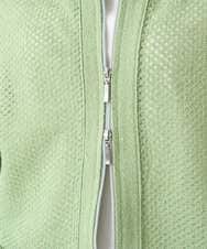 PZSEE28290 GEORGES RECH(ジョルジュ・レッシュ) ブークレメッシュニットブルゾン グリーン