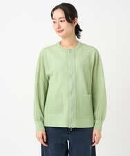 PZSEE28290 GEORGES RECH(ジョルジュ・レッシュ) ブークレメッシュニットブルゾン グリーン