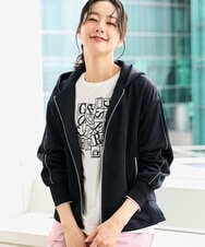 PZTEE02330 GEORGES RECH(ジョルジュ・レッシュ) ジャージージップフードパーカー ダークネイビー