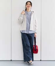PZTEE02330 GEORGES RECH(ジョルジュ・レッシュ) ジャージージップフードパーカー ライトグレー