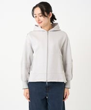PZTEE02330 GEORGES RECH(ジョルジュ・レッシュ) ジャージージップフードパーカー ライトグレー