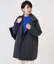 PZUAD46590 GEORGES RECH(ジョルジュ・レッシュ) ステッチレスステンカラーミドルダウンコート ダークグレー