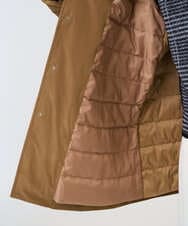 PZUAD46590 GEORGES RECH(ジョルジュ・レッシュ) ステッチレスステンカラーミドルダウンコート ダークグレー