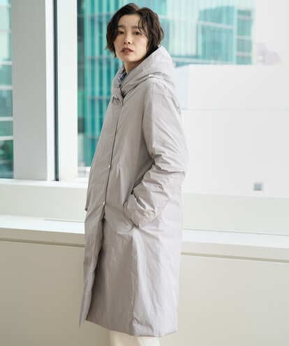 PZUCD55590 GEORGES RECH ステッチレスシャンブレーロングダウンコート