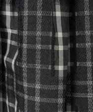 R6HAE52330 HIROKO BIS(小さいサイズ)(メゾン ドゥ サンク) 【小さいサイズ】チェックジャカードシャーリングスカート ブラック