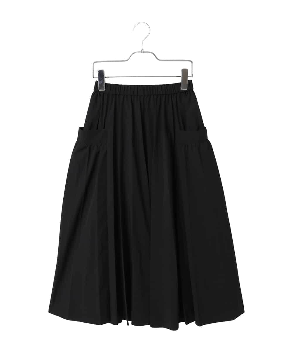 R6HAG10360 HIROKO BIS(小さいサイズ)(メゾン ドゥ サンク) 【小さいサイズ】サイドポケットプリーツスカート ブラック