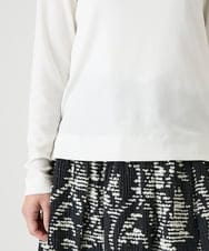 R6KAG70160 HIROKO BIS(小さいサイズ)(メゾン ドゥ サンク) 【小さいサイズ/開封後の返品交換不可】セラミド配合ハイネックトップ アイボリー