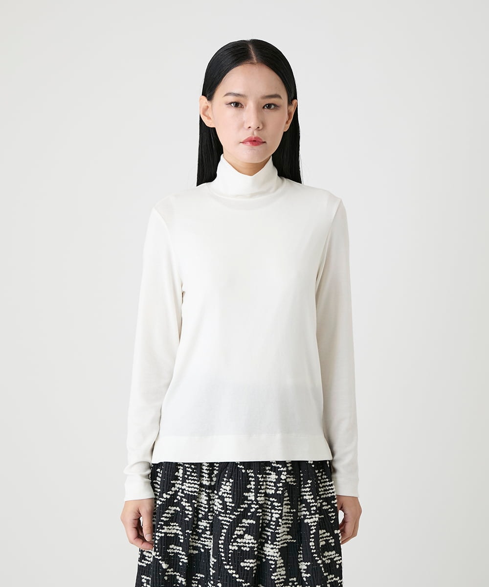 R6KAG70160 HIROKO BIS(小さいサイズ)(メゾン ドゥ サンク) 【小さいサイズ/開封後の返品交換不可】セラミド配合ハイネックトップ アイボリー