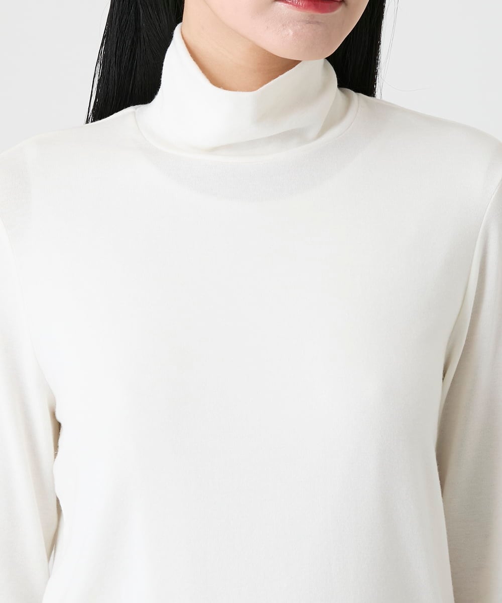 R6KAG70160 HIROKO BIS(小さいサイズ)(メゾン ドゥ サンク) 【小さいサイズ/開封後の返品交換不可】セラミド配合ハイネックトップ アイボリー