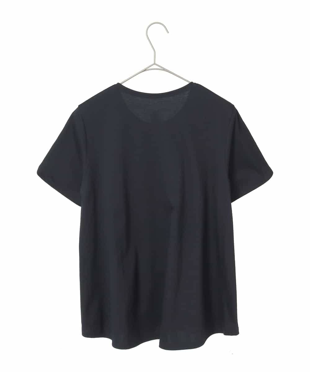 R6KGE25210 HIROKO BIS(小さいサイズ)(メゾン ドゥ サンク) 【小さいサイズ】スパンコールハートデザインカットソー ホワイト