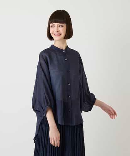 RBBIE40190 HIROKO BIS 【接触冷感】シアードルマンブラウス /洗える