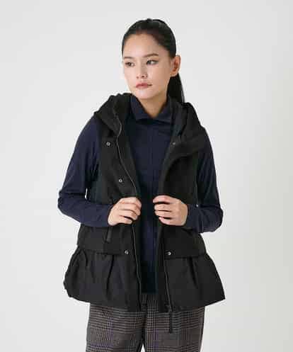 RBJAG11430 HIROKO BIS カットソージョイントフーディーダウンベスト