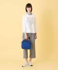 RBKED22190 HIROKO BIS(ヒロコ ビス) サボテン刺繍コットンTシャツ /洗える イエロー