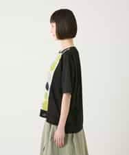 RBKGE35210 HIROKO BIS(ヒロコ ビス) カラフルパターンドットTシャツ /洗濯機で洗える アイボリー