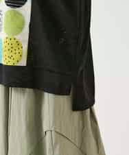 RBKGE35210 HIROKO BIS(ヒロコ ビス) カラフルパターンドットTシャツ /洗濯機で洗える アイボリー