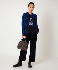 RBLAF31230 HIROKO BIS(ヒロコ ビス) ストレッチコーデュロイパンツ /洗える ネイビー