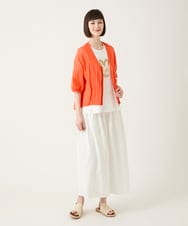 RBLIE20230 HIROKO BIS(ヒロコ ビス) タイプライターフレアパンツ /洗濯機で洗える  ブラウン