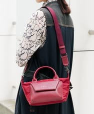 RG5AI01330 TRUNK HIROKO KOSHINO(ヒロココシノ) 2WAYフレンチトートMINIバッグ レッド