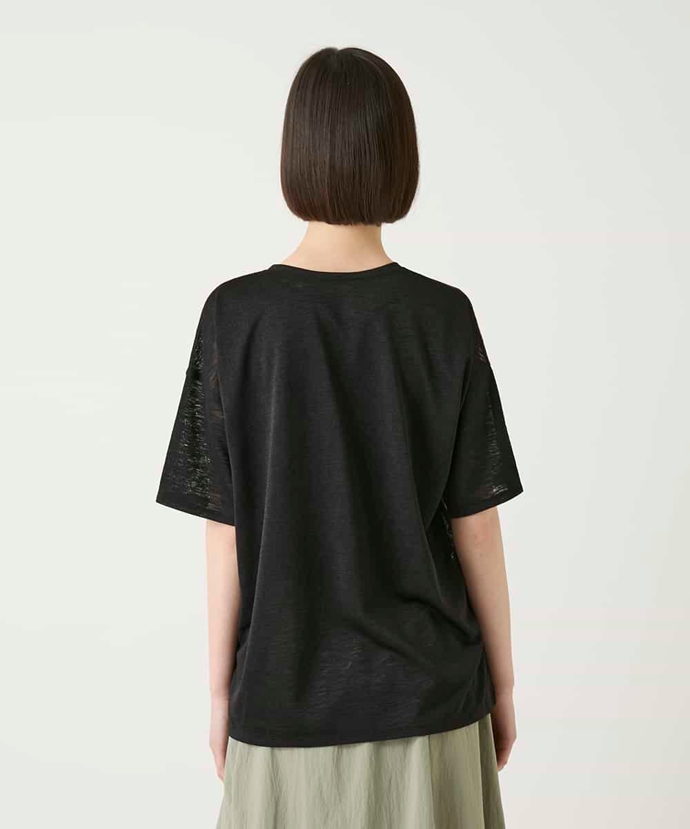 RLKGE35230 HIROKO BIS GRANDE(ヒロコ ビス グランデ) 【大きいサイズ】カラフルパターンドットTシャツ /洗濯機で洗える アイボリー